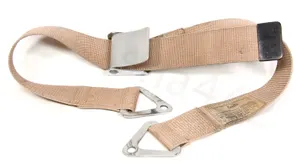 CESSNA Vintage OEM Aircraft Seat Belt S-1618 D101 M4090 Buckle 2" Sand Tan